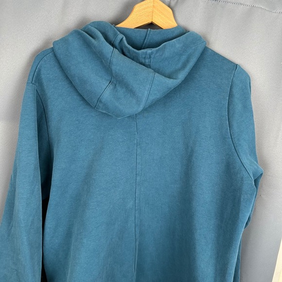 Nike Mens Full Zip Hoodie Teal Blue Swoosh Logo XL Sportswear AJ6318-401 - Picture 7 of 8